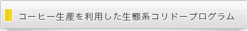 コーヒー生産を利用した生態系コリドープログラム